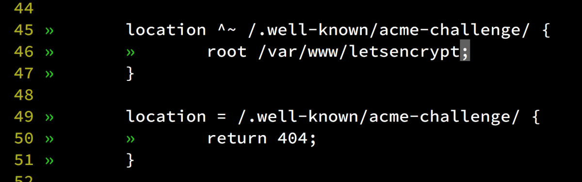 Let’s Encrypt で証明書を発行して運用するための nginx の設定