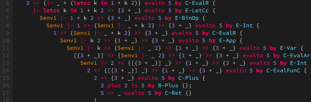 「プログラミング言語の基礎概念」演習システムのための Syntax Highlighting