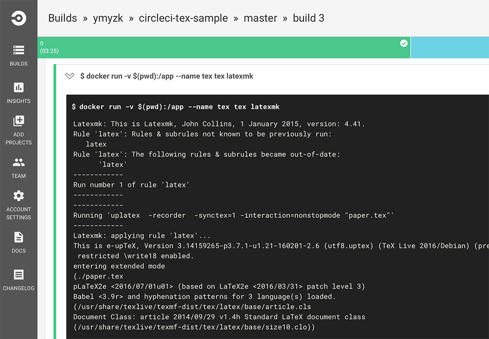 CircleCI で LaTeX 原稿の CI を実現する